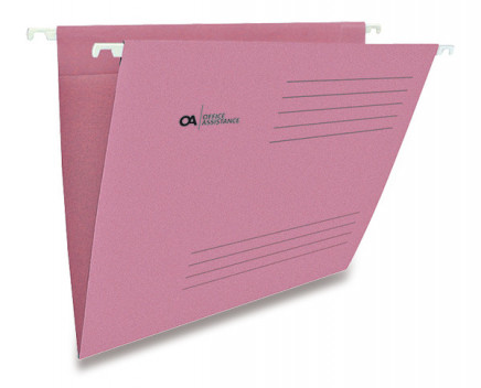Závěsné desky Office Assistance - barva růžová