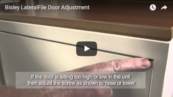 Bisley LateralFile Door Adjustment